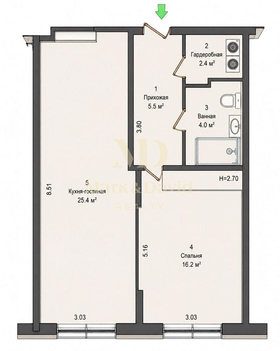Квартира на ЖК Новий Автограф в Києві, ID 328373, фото №12