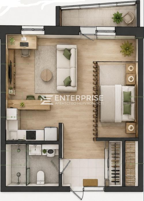 Квартира на вул. Януша Корчака, 60 в Києві, ID 328998, фото №7