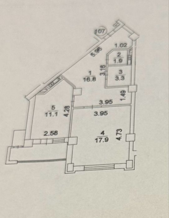 Квартира на Дніпровська набережна, 26Г в Києві, ID 329074, фото №20