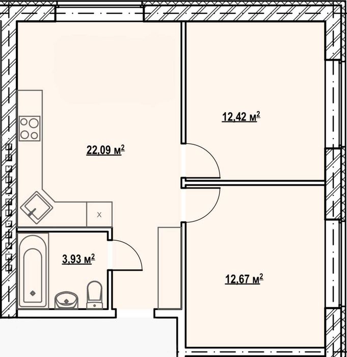 Квартира на ЖК «Комфорт Холл» в Києві, ID 329206, фото №6