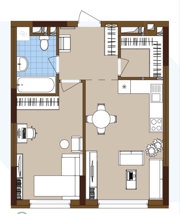 Квартира на Варшавський 3 в Київ, ID 329520, фото №2