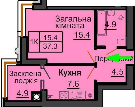 Квартира на Софіївська Борщагівка в Київ, ID 329867, фото №2