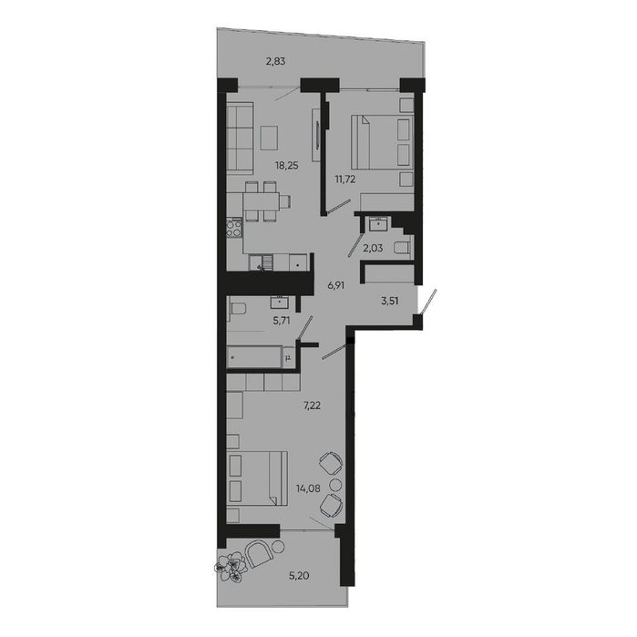 Квартира на вул. Малоголосківська, 12 в Львів, ID 329901, фото №4