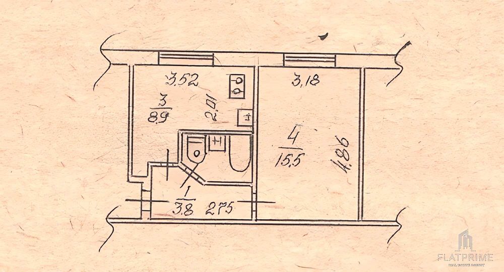 Квартира на вул. Зодчих, 62А в Києві, ID 330141, фото №8