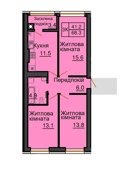 Квартира на ЖК Софія Роял в Київ, ID 330213, фото №2