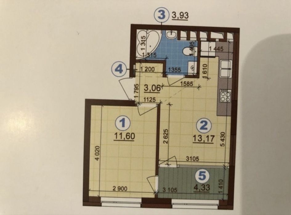 Квартира на вул. Всеволода Змієнка, 21 в Києві, ID 330303, фото №7