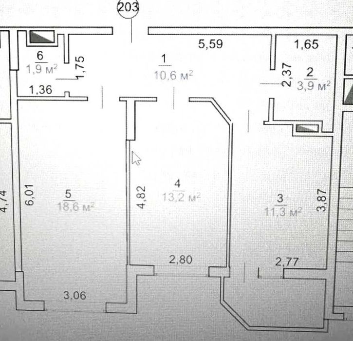 Квартира на ЖК "Онікс" в Черкаси, ID 330784, фото №2