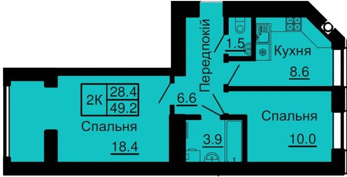 Квартира на ЖК « Софія Нова» в Києві, ID 330876, фото №14