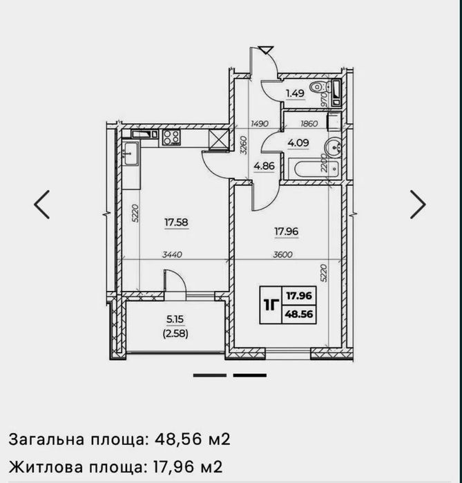 Квартира на вул. Коноплянська, 22 в Київ, ID 331576, фото №4