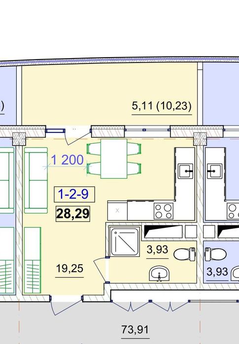 Квартира на Аркадійське плато, 5 в Одеса, ID 331568, фото №3