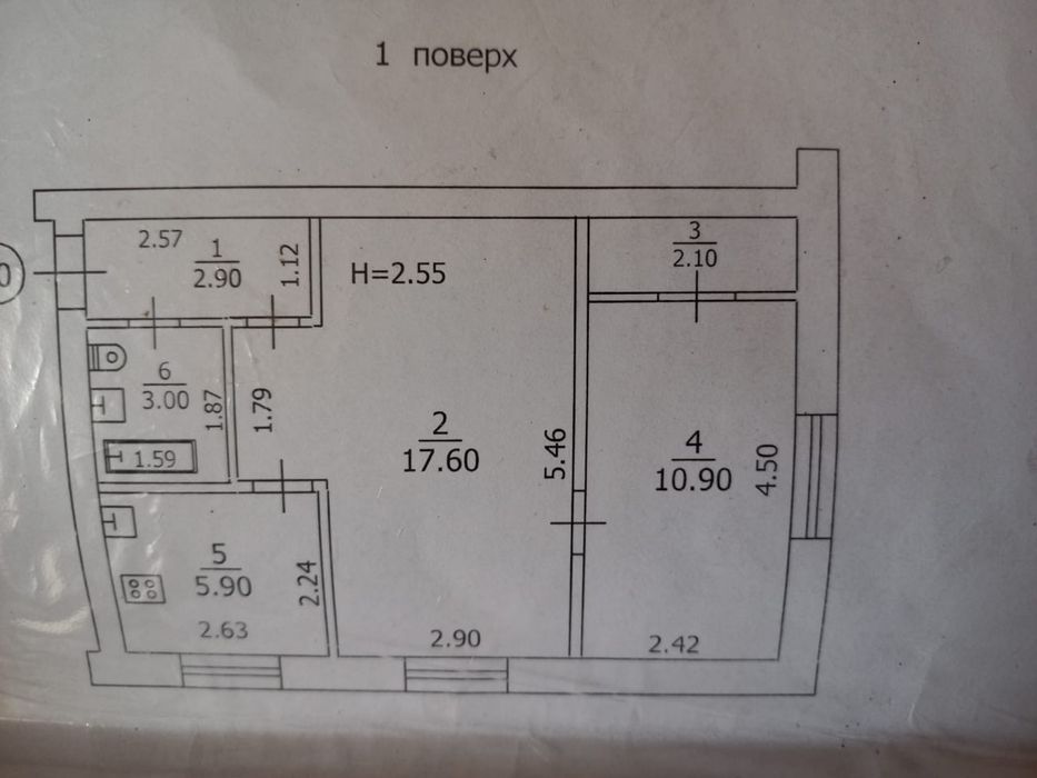 Купити квартиру в Краматорськ на Findly.com.ua Квартира в Краматорськ, ID 332683, фото №1