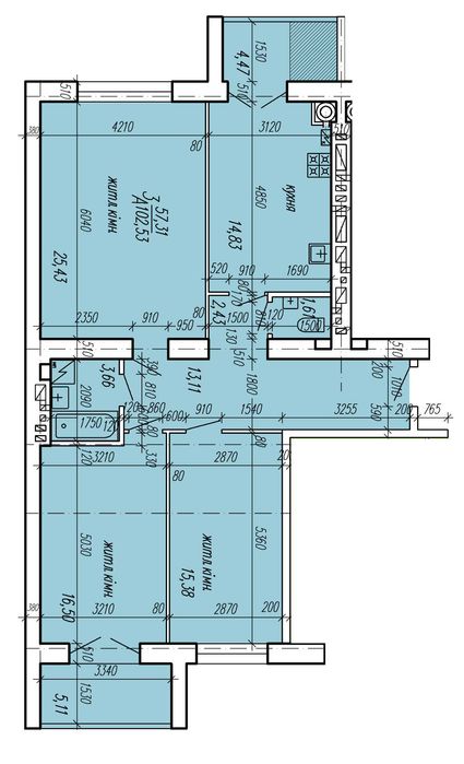 Квартира на ЖК Smart Fort в Кам'янці-Подільському, ID 332740, фото №9