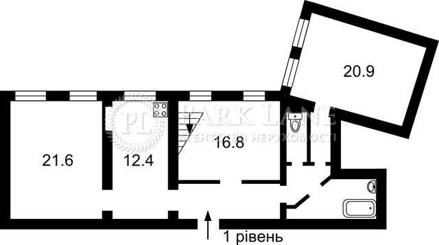 Квартира на вул. Ольгинська, 2/1 в Києві, ID 332727, фото №9