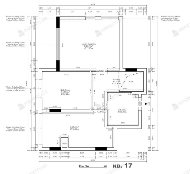 Квартира на вул. Довга в Львові, ID 332886, фото №12