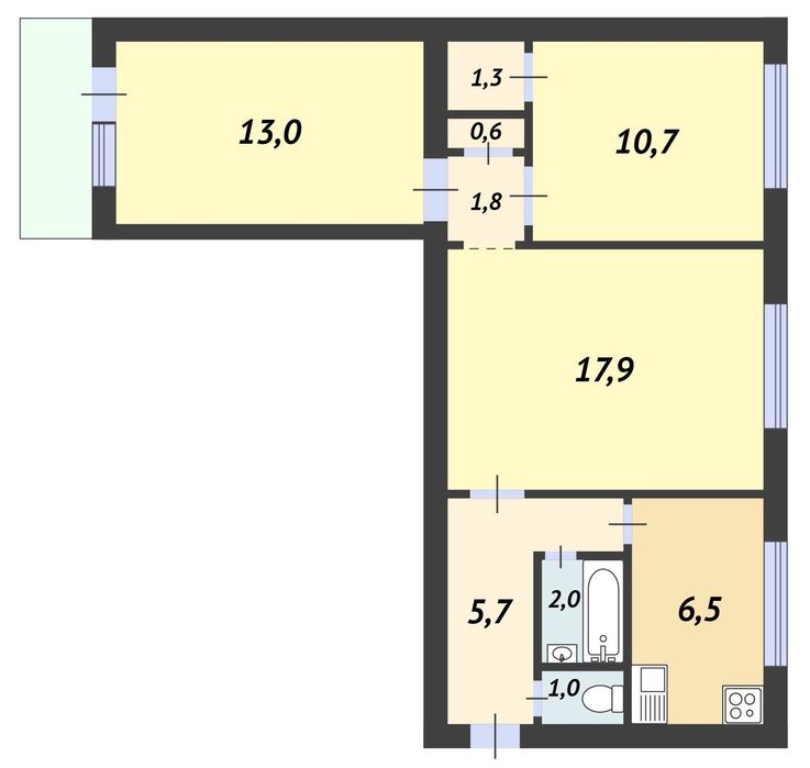 Квартира на бул. Миколи Міхновського, 32 в Київ, ID 333236, фото №5