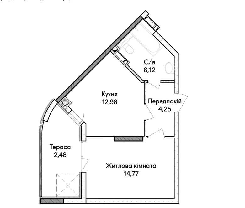 Квартира на вул. Синергія, 38 в Києві, ID 334288, фото №6