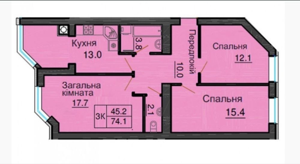 Квартира на вул. Григорія Сковороди, 16 в Києві, ID 334412, фото №6
