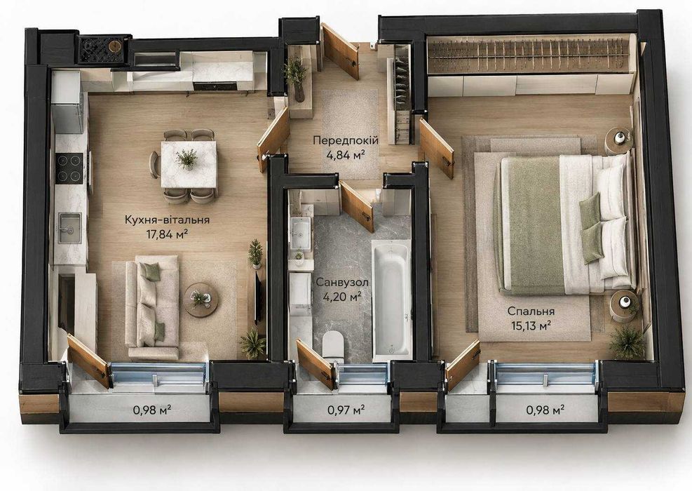 Квартира в Івано-Франківськ, ID 335097, фото №2