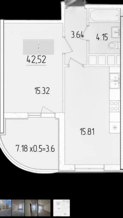 Квартира на Кадор Сити в Одеса, ID 335824, фото №1