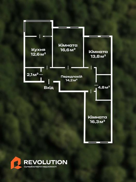 Квартира на вул. Бердника, 1 в Київ, ID 336193, фото №2
