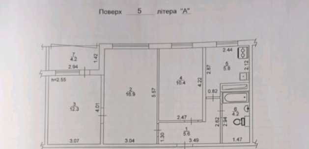 Квартира на бульв. Дарницький, 4 в Києві, ID 337297, фото №9
