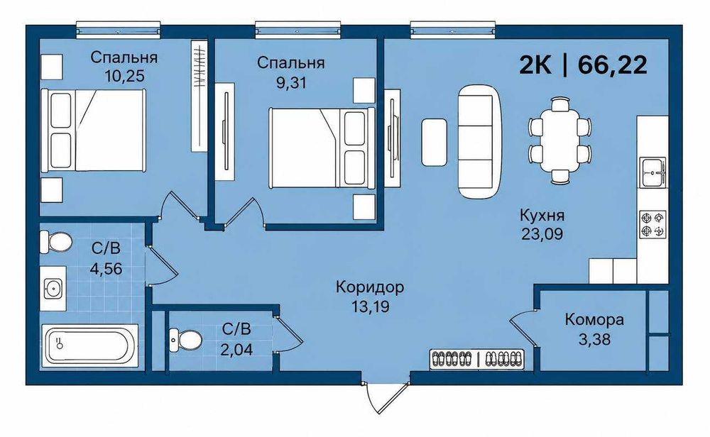 Квартира на ЖК Гідропарк в Івано-Франківськ, ID 337704, фото №2