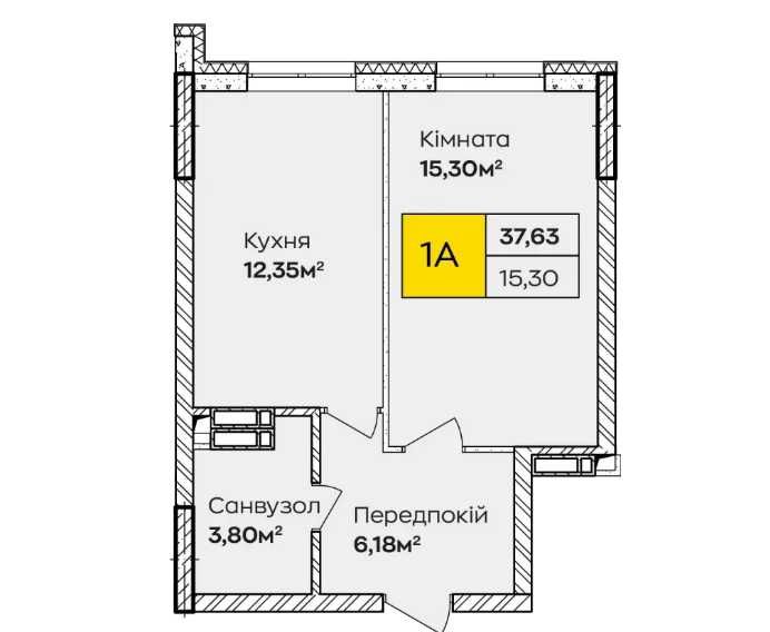 Квартира на ЖК «Синергія Київ» в Київ, ID 337860, фото №5