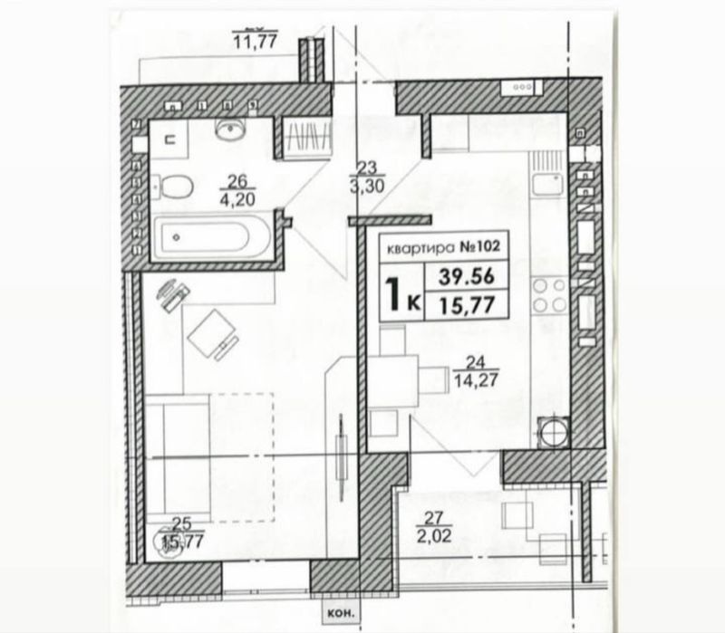 Квартира на ЖК Парк Резиденс в Київ, ID 339159, фото №3