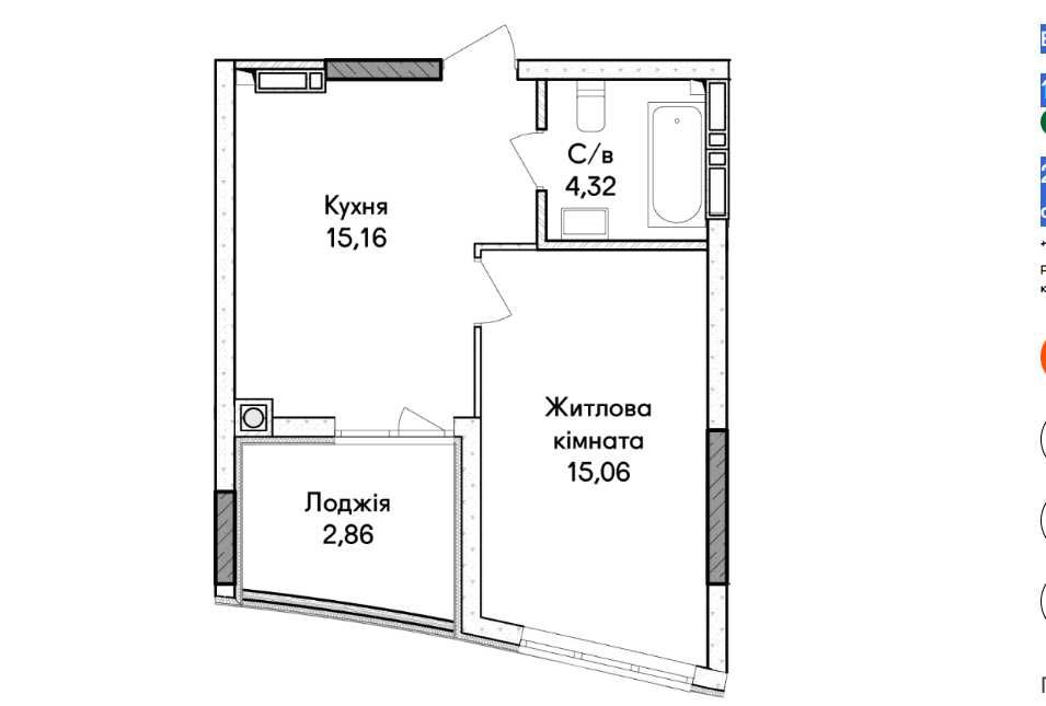 Квартира на Синергія Сіті в Київ, ID 339452, фото №5