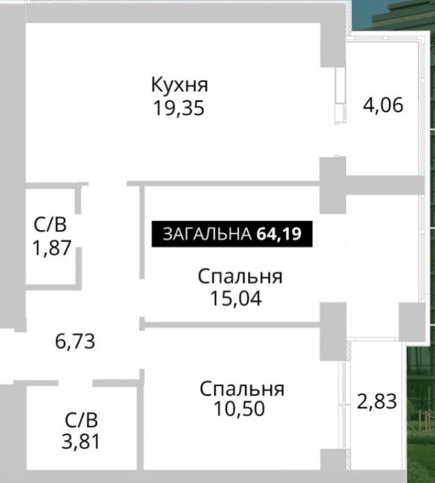 Квартира на ЖК "Sobornyi" в Київ, ID 339564, фото №2
