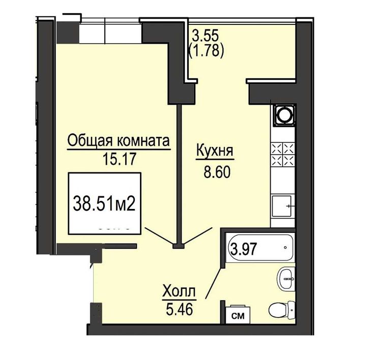 Квартира на вул. Соборна, 126/16 в Київ, ID 340025, фото №2