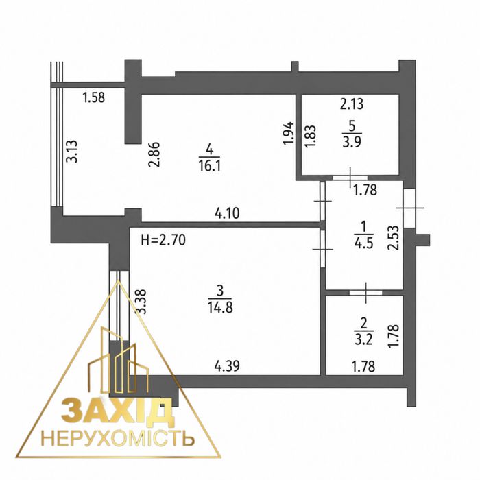 Квартира на вул. Рівненська, 4 в Луцьку, ID 340417, фото №20
