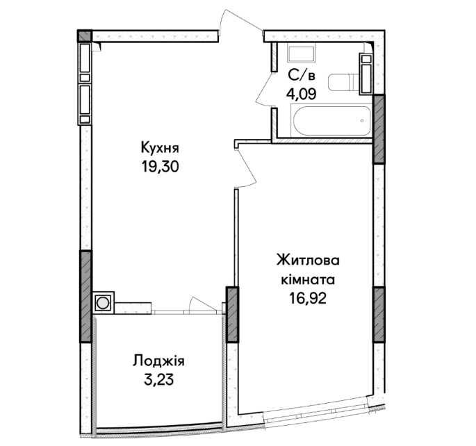 Квартира на вул. Синергія Сіті в Києві, ID 340556, фото №7