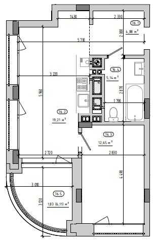 Квартира на вул. Величковського, 7Б в Львів, ID 340659, фото №2