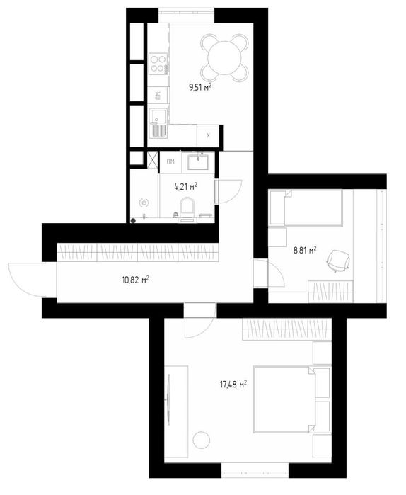 Квартира на вул. Машинобудівників, 33 в Київ, ID 340658, фото №4