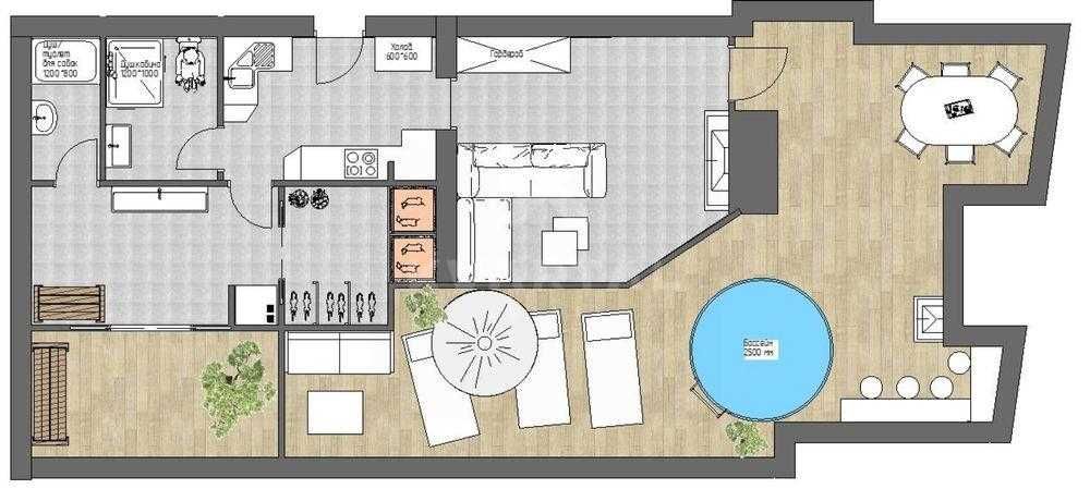 Квартира на ЖК Гранд Бурже в Києві, ID 341289, фото №11
