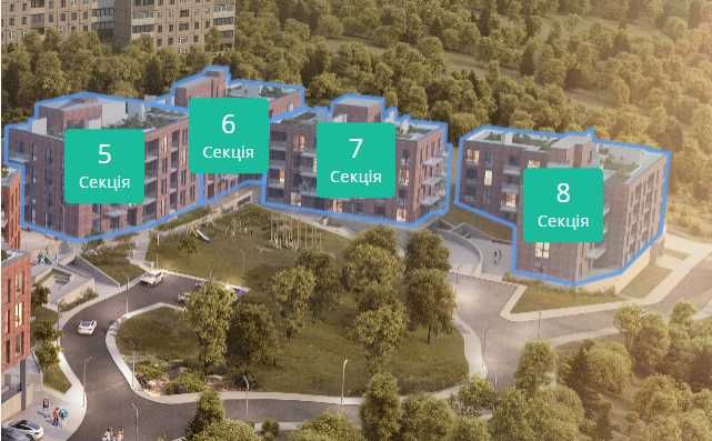 Квартира на ЖК на Лисеницькій в Львів, ID 341421, фото №5