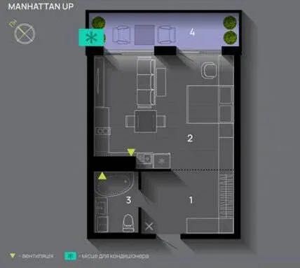 Квартира на ЖК Manhattan Up в Івано-Франківську, ID 342039, фото №5