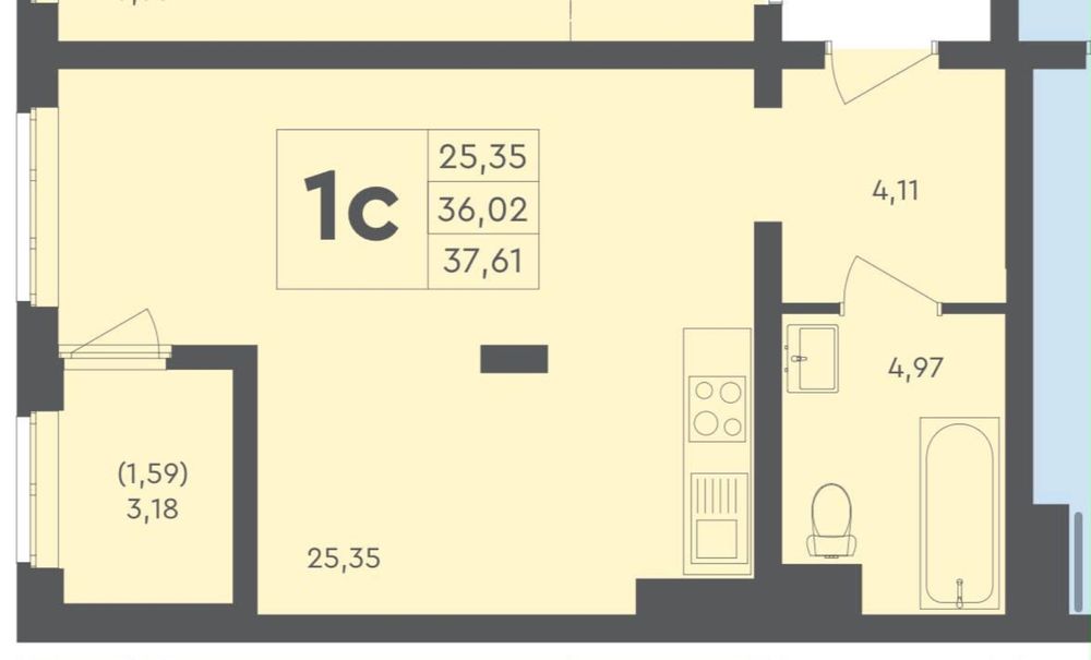 Квартира на ЖК Scandia в Київ, ID 342186, фото №1