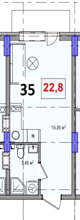 Квартира на Біля метро Виставковий центр в Києві, ID 345078, фото №10