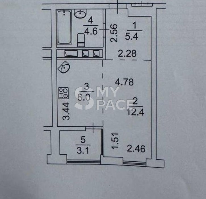 Квартира на вул. Зарічна, 6 в Києві, ID 353865, фото №11