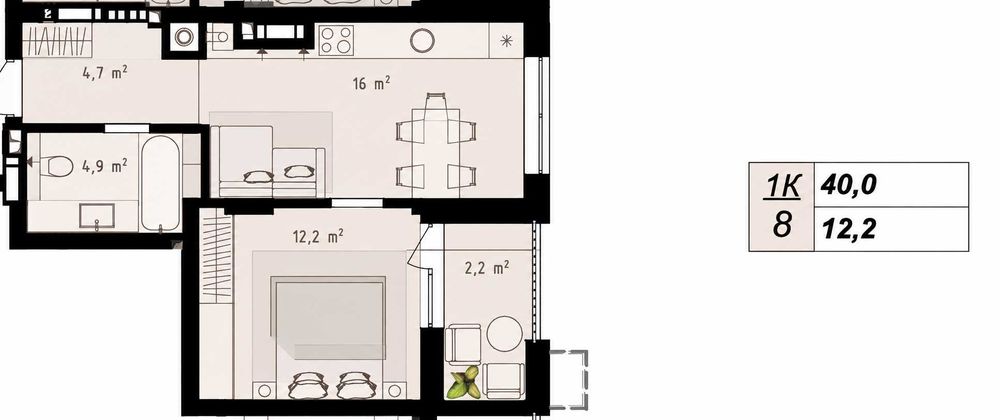 Квартира на вул. Приміська, 20 в Львів, ID 345572, фото №1