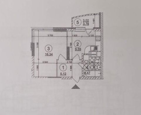 Квартира на вул. Георгія Нарбута в Київ, ID 345605, фото №3