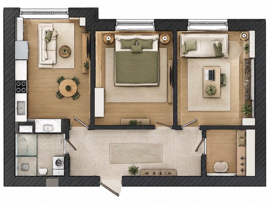 Квартира на ЖК Фаворит Premium в Київ, ID 345888, фото №2