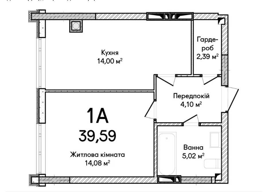 Квартира на вул. Ольги Кобилянської в Київ, ID 347447, фото №5