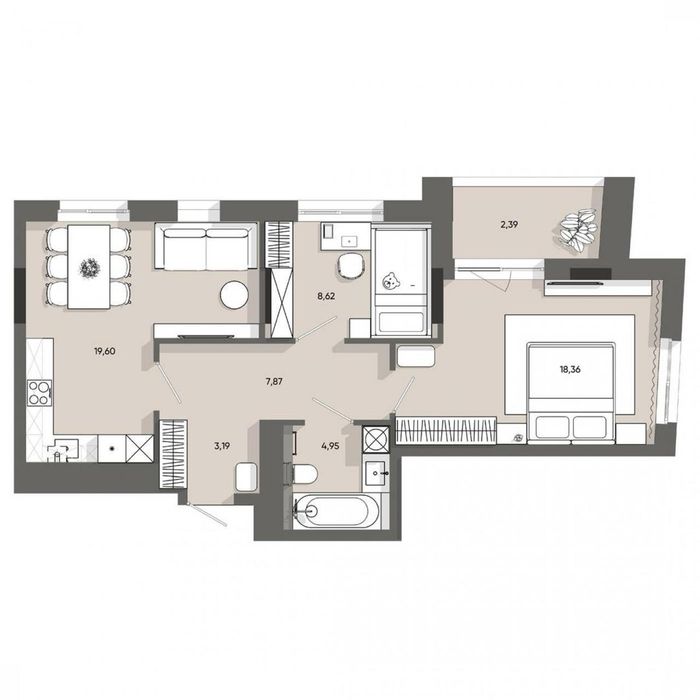 Квартира на ЖК Five Address в Львів, ID 347563, фото №2