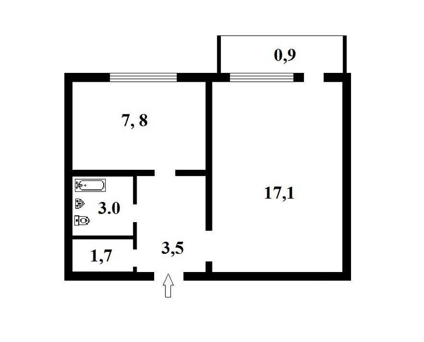 Квартира на вул. Жмеринська, 22 в Києві, ID 347967, фото №13