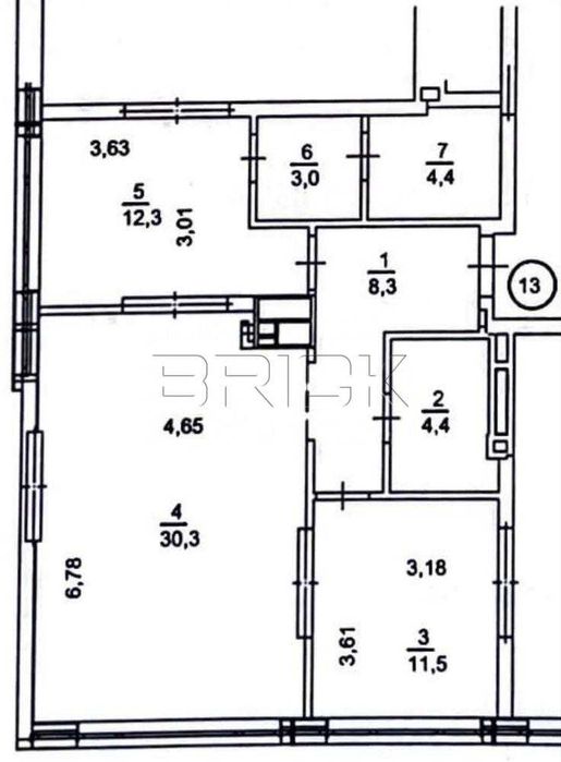 Квартира на пров. Ужгородський, 4/1 в Києві, ID 348293, фото №17