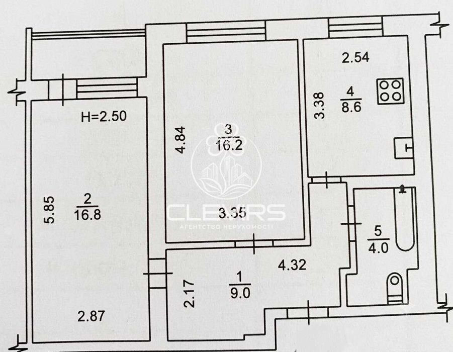 Квартира на вул. Шовкуненка, 5 в Києві, ID 373932, фото №10