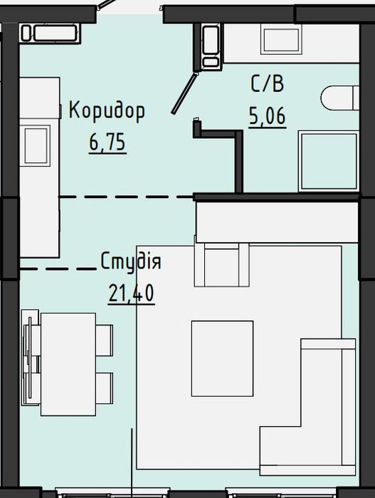Квартира на ЖК Manhattan Up, ID 348622, фото №1